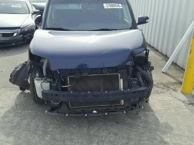 JTLKE50E781029654 - 2008 SCION XB BLUE photo 9