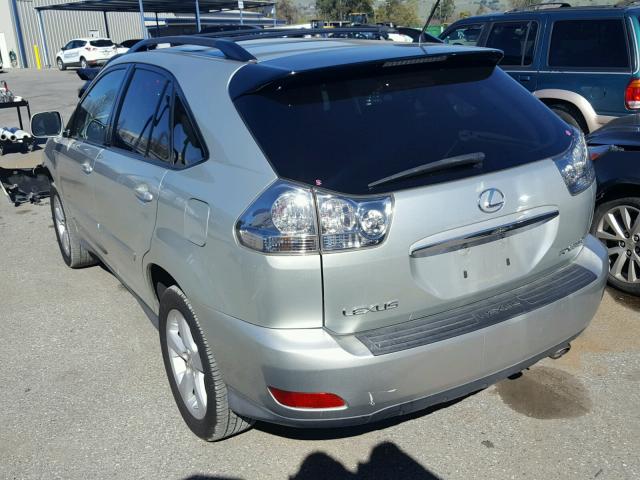 2T2HK31U27C001923 - 2007 LEXUS RX 350 SILVER photo 3