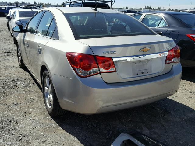 1G1PC5SB0E7113763 - 2014 CHEVROLET CRUZE LT TAN photo 3