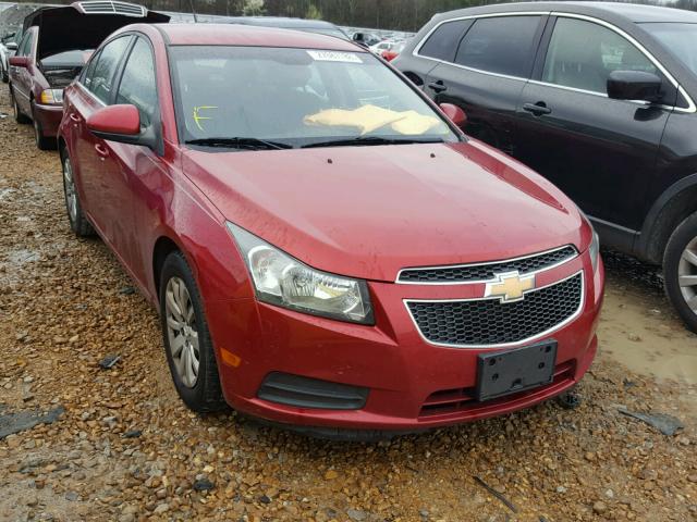 1G1PF5S98B7255620 - 2011 CHEVROLET CRUZE LT RED photo 1