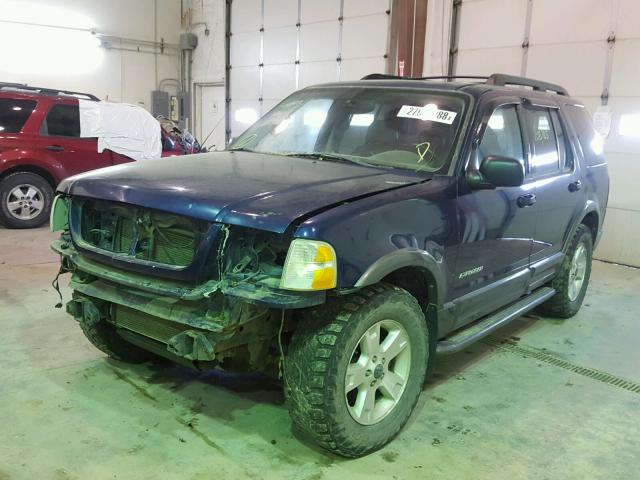 1FMZU73W75UB03383 - 2005 FORD EXPLORER X BLUE photo 2