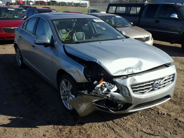 YV1902FH6C2036214 - 2012 VOLVO S60 T6 SILVER photo 1