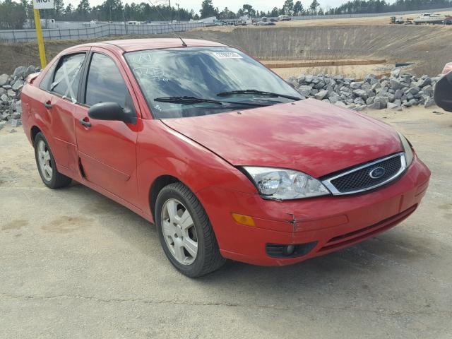 1FAFP34N35W201270 - 2005 FORD FOCUS ZX4 RED photo 1