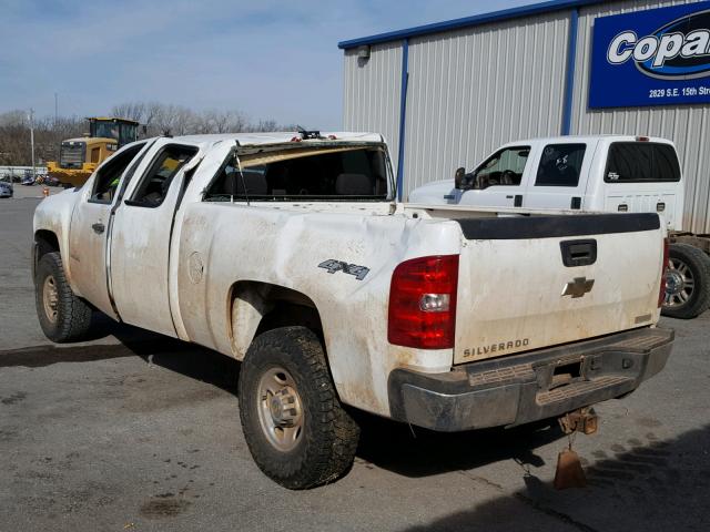 1GCHK49K29E116812 - 2009 CHEVROLET SILVERADO WHITE photo 3