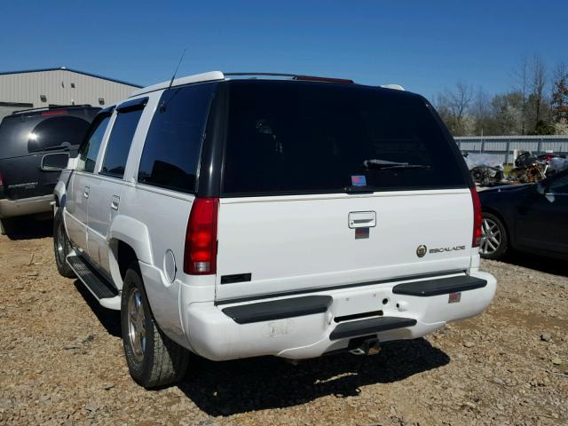 1GYEK13R6XR406820 - 1999 CADILLAC ESCALADE WHITE photo 3