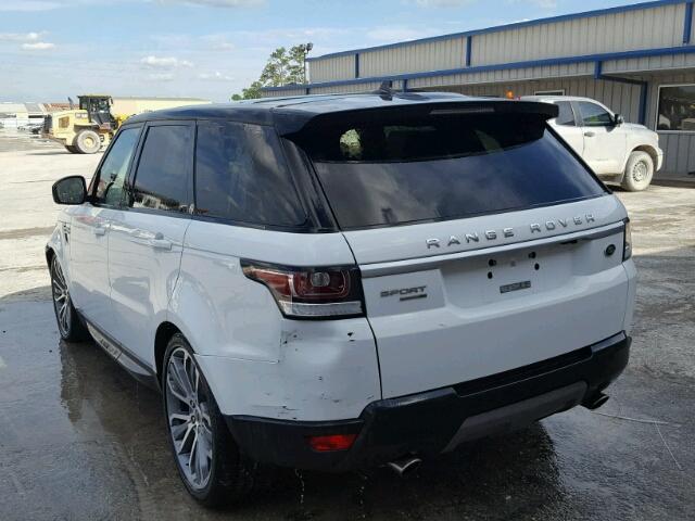 SALWG2VF7GA650648 - 2016 LAND ROVER RANGE ROVE WHITE photo 3