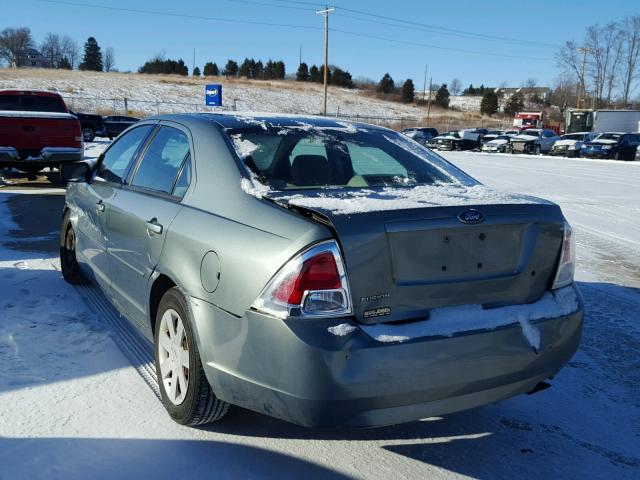 3FAHP06ZX6R237663 - 2006 FORD FUSION S GREEN photo 3