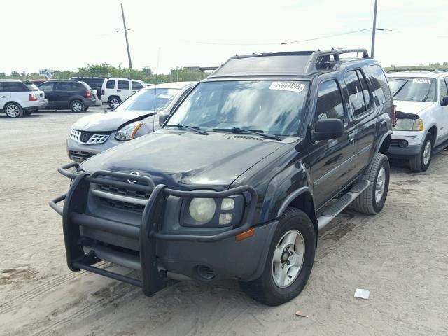 5N1ED28T33C648287 - 2003 NISSAN XTERRA XE BLACK photo 2