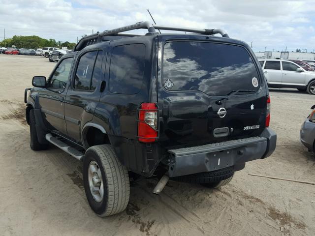 5N1ED28T33C648287 - 2003 NISSAN XTERRA XE BLACK photo 3