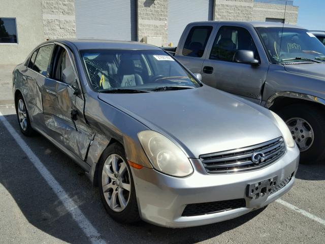 JNKCV51E76M500615 - 2006 INFINITI G35 GRAY photo 1