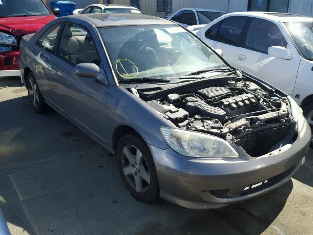 1HGEM22004L040023 - 2004 HONDA CIVIC EX GRAY photo 1