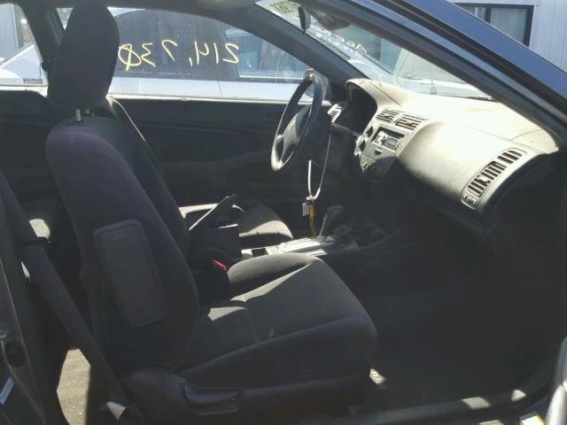 1HGEM22004L040023 - 2004 HONDA CIVIC EX ნაცრისფერი ფოტო 5