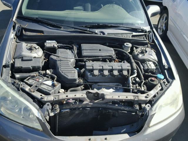 1HGEM22004L040023 - 2004 HONDA CIVIC EX ნაცრისფერი ფოტო 7