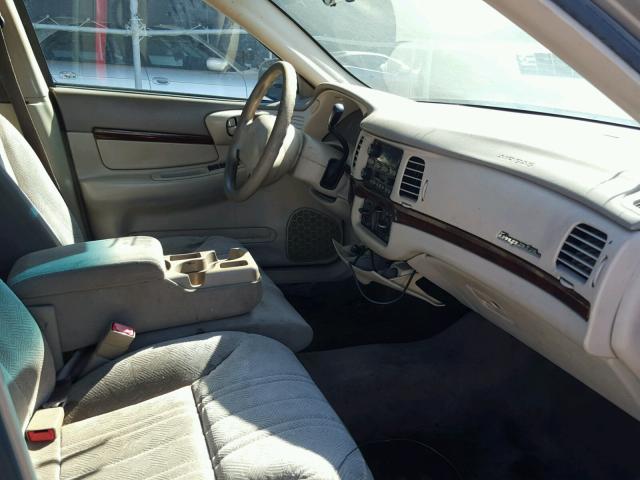 2G1WF52E939109171 - 2003 CHEVROLET IMPALA TAN photo 5