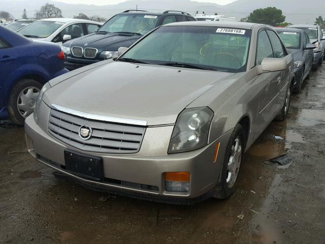 1G6DM57N630116248 - 2003 CADILLAC CTS BEIGE photo 2