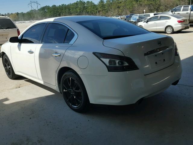 1N4AA5APXDC828609 - 2013 NISSAN MAXIMA S WHITE photo 3