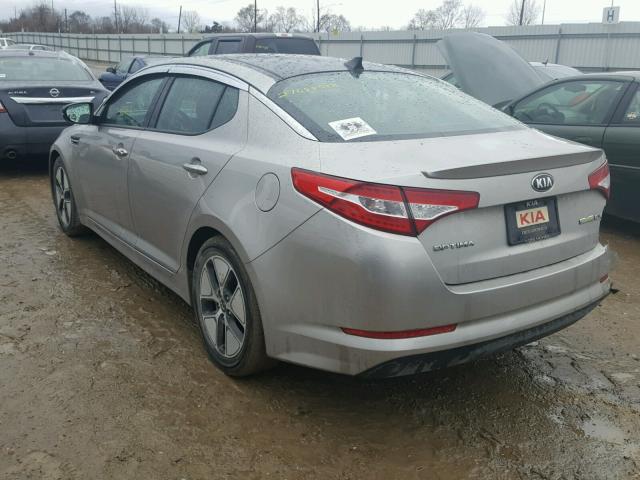 KNAGM4AD4D5038929 - 2013 KIA OPTIMA HYB BEIGE photo 3