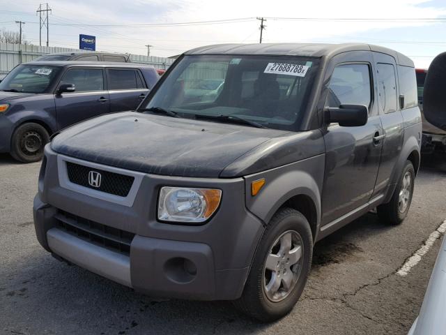 5J6YH28583L050326 - 2003 HONDA ELEMENT EX BLACK photo 2