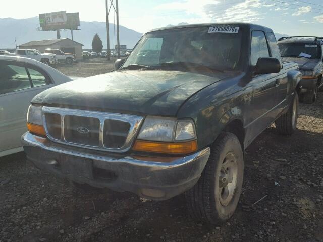 1FTZR15V8YPB44714 - 2000 FORD RANGER SUP GREEN photo 2