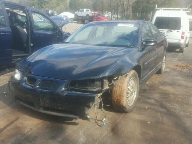 1G2WP52K2YF188163 - 2000 PONTIAC GRAND PRIX BLACK photo 2