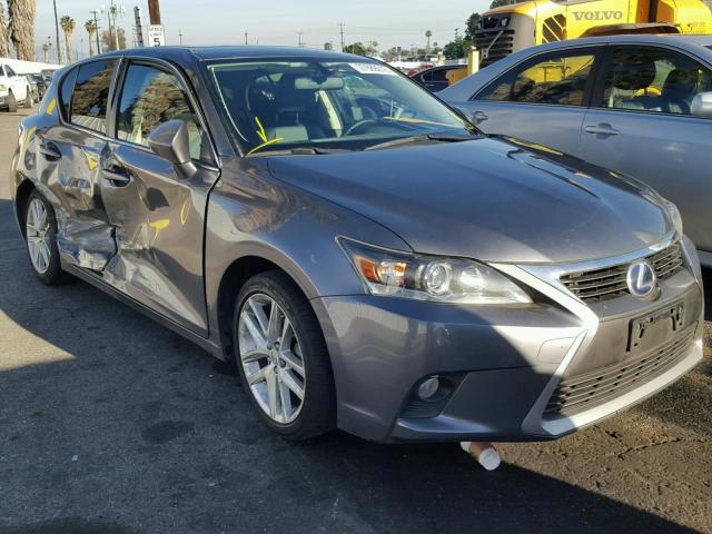 JTHKD5BH1E2205575 - 2014 LEXUS CT 200 GRAY photo 1