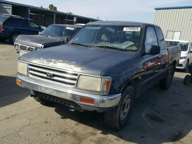 JT4TN12DXT0016344 - 1996 TOYOTA T100 XTRAC GREEN photo 2