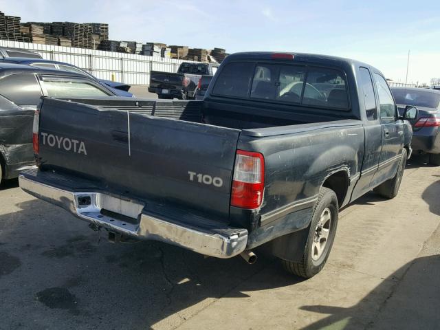 JT4TN12DXT0016344 - 1996 TOYOTA T100 XTRAC GREEN photo 4