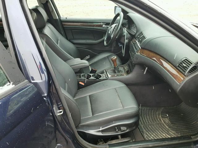 WBAEU33463PF60269 - 2003 BMW 325 XI ლურჯი ფოტო 5