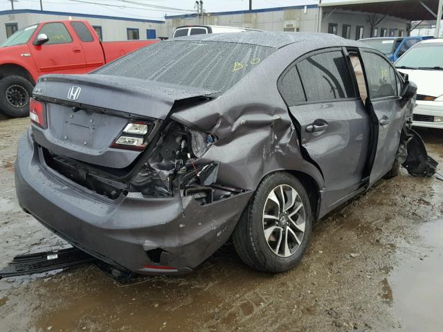 19XFB2F82EE235687 - 2014 HONDA CIVIC EX GRAY photo 4