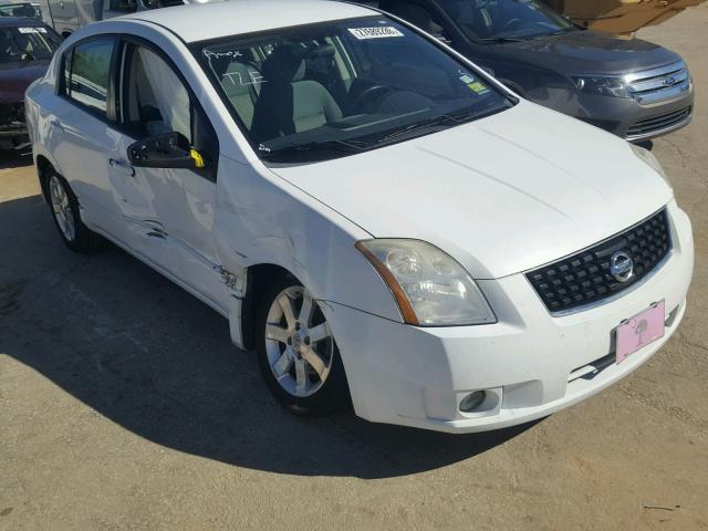 3N1AB61E88L658274 - 2008 NISSAN SENTRA 2.0 WHITE photo 1