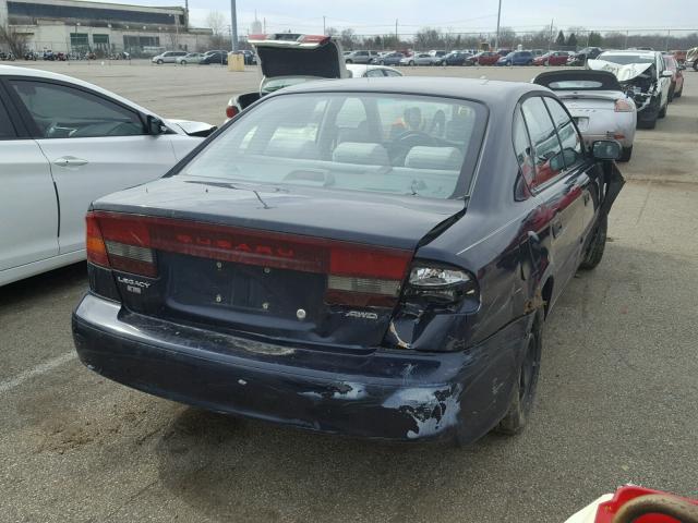 4S3BE635327205911 - 2002 SUBARU LEGACY L BLUE photo 4