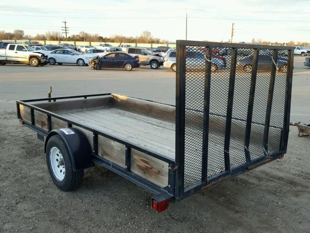 N0V1NPLATE72 - 2001 UTILITY TRAILER BLACK photo 4