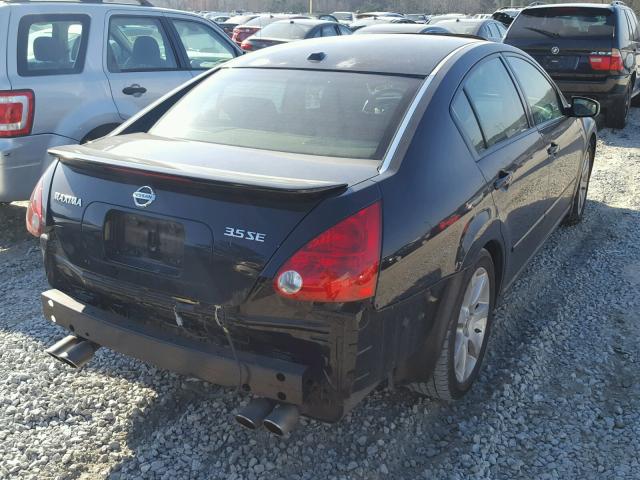 1N4BA41E67C859907 - 2007 NISSAN MAXIMA SE BLACK photo 4