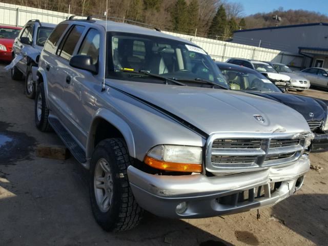 1B4HS48N92F144891 - 2002 DODGE DURANGO SL SILVER photo 1