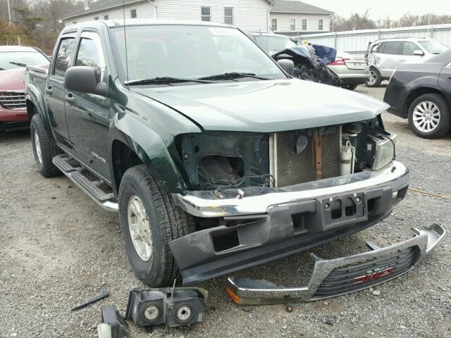 1GTDT136458177738 - 2005 GMC CANYON GREEN photo 1