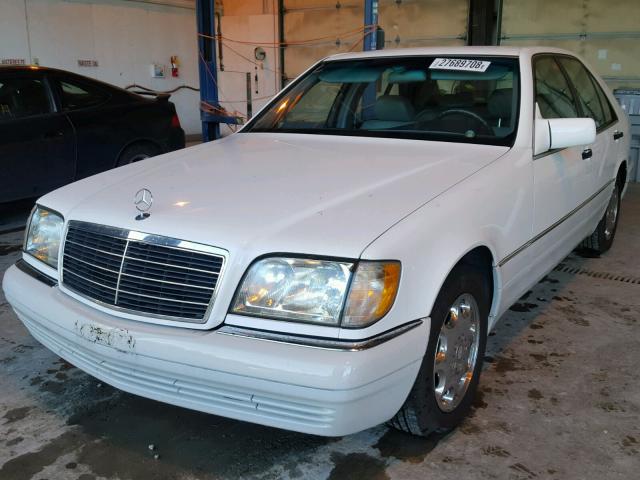 WDBGA32E2SA223142 - 1995 MERCEDES-BENZ S 320W WHITE photo 2