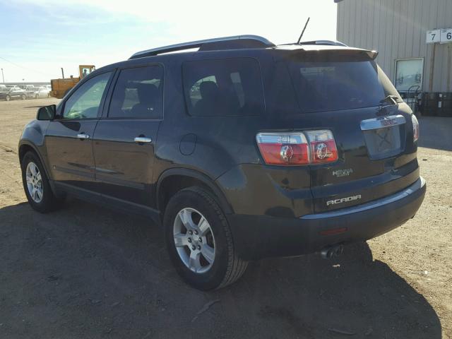 1GKER13D39J155542 - 2009 GMC ACADIA SLE BLACK photo 3