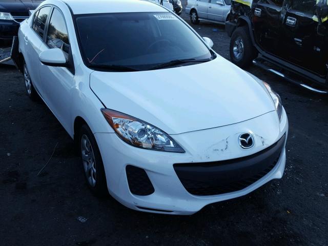 JM1BL1TG7D1841070 - 2013 MAZDA 3 I WHITE photo 1