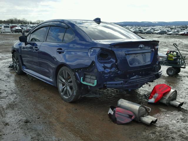 JF1VA1E67H9835855 - 2017 SUBARU WRX PREMIU BLUE photo 3