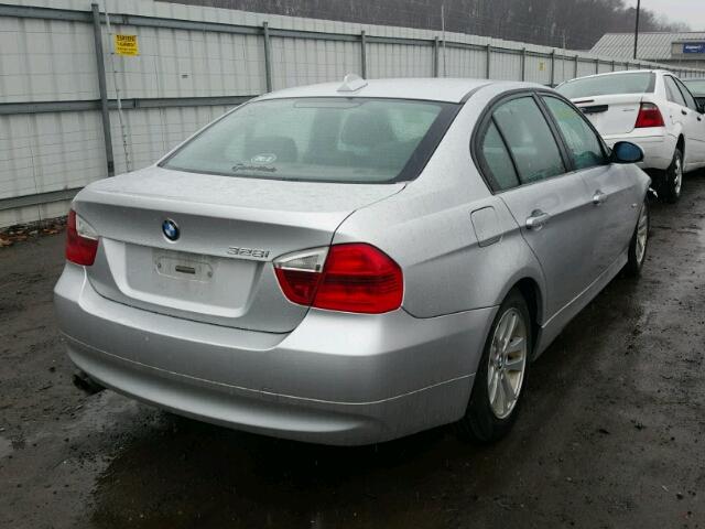 WBAVA37547NL11947 - 2007 BMW 328 I SILVER photo 4