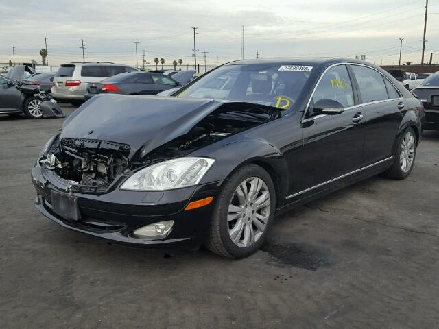 WDDNG71X99A279340 - 2009 MERCEDES-BENZ S 550 BLACK photo 2