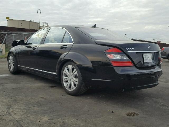 WDDNG71X99A279340 - 2009 MERCEDES-BENZ S 550 BLACK photo 3