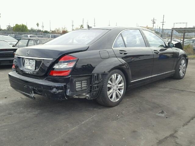 WDDNG71X99A279340 - 2009 MERCEDES-BENZ S 550 BLACK photo 4