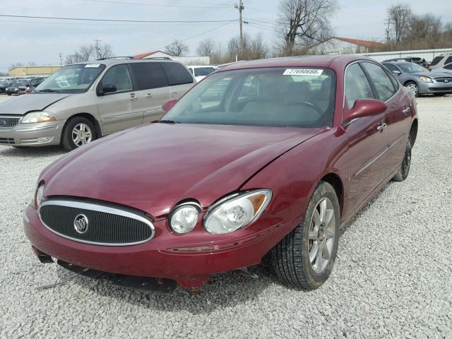 2G4WE587X61191784 - 2006 BUICK LACROSSE C MAROON photo 2