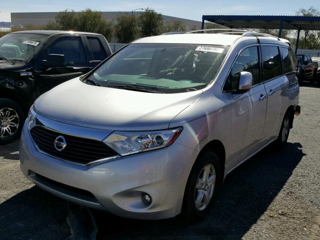 JN8AE2KP3E9106073 - 2014 NISSAN QUEST S GRAY photo 2