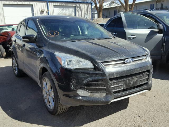 1FMCU9H99DUA17611 - 2013 FORD ESCAPE SEL BLACK photo 1