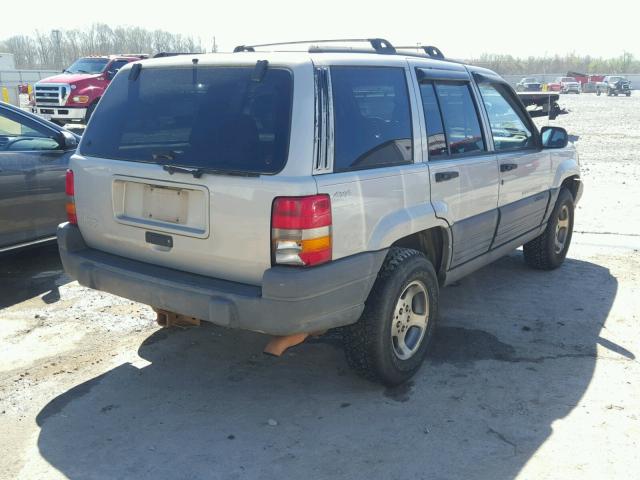 1J4GZ58S5WC159962 - 1998 JEEP GRAND CHER SILVER photo 4