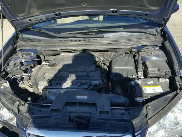 KMHDU4AD5AU014951 - 2010 HYUNDAI ELANTRA BL BLUE photo 7