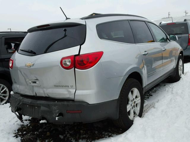 1GNKVJED6CJ187780 - 2012 CHEVROLET TRAVERSE L SILVER photo 4