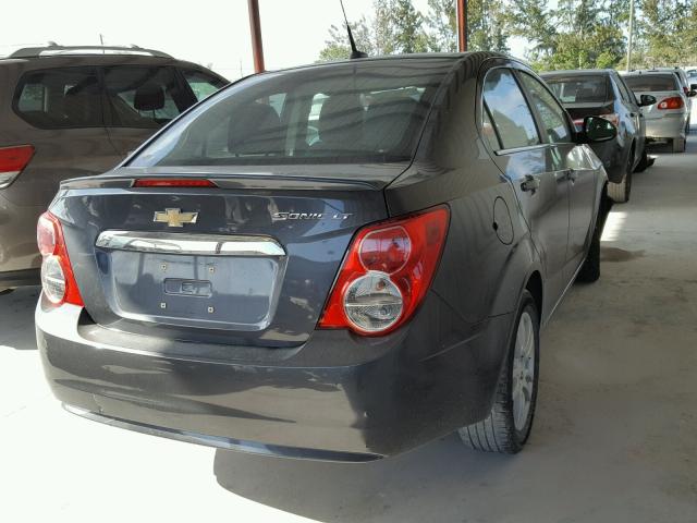 1G1JC5SG2D4161606 - 2013 CHEVROLET SONIC LT CHARCOAL photo 4